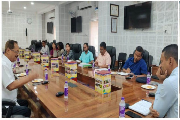 A meeting was held on 2nd July,2022 which was chaired by Sri Nabadeep Pathak, DC,Bongaigaon in the conference hall to discuss various matters in connection with celebration of Eid-Uz-Zuha.The meeting was attended by Sri Swapnanil Deka, SP,Bongaigaon and Sri Partha Sarathi Jahari, ADC & SDO(C) i/c,North Salmara and Circle Officers and religious persons of Mohmmedan Community of Bongaigaon.