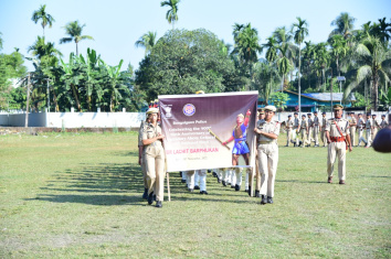 March Past of Bongaigaon Police on the ocassion of 400th Birth Anniversary of Bir Lachit  Barphukan