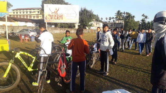 bicycle rally on the occasion of 400th Birth Anniversary of Bir Lachit Barphukan