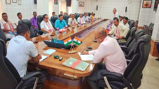 A review meeting of 19 nos. of Satras of Bongaigaon